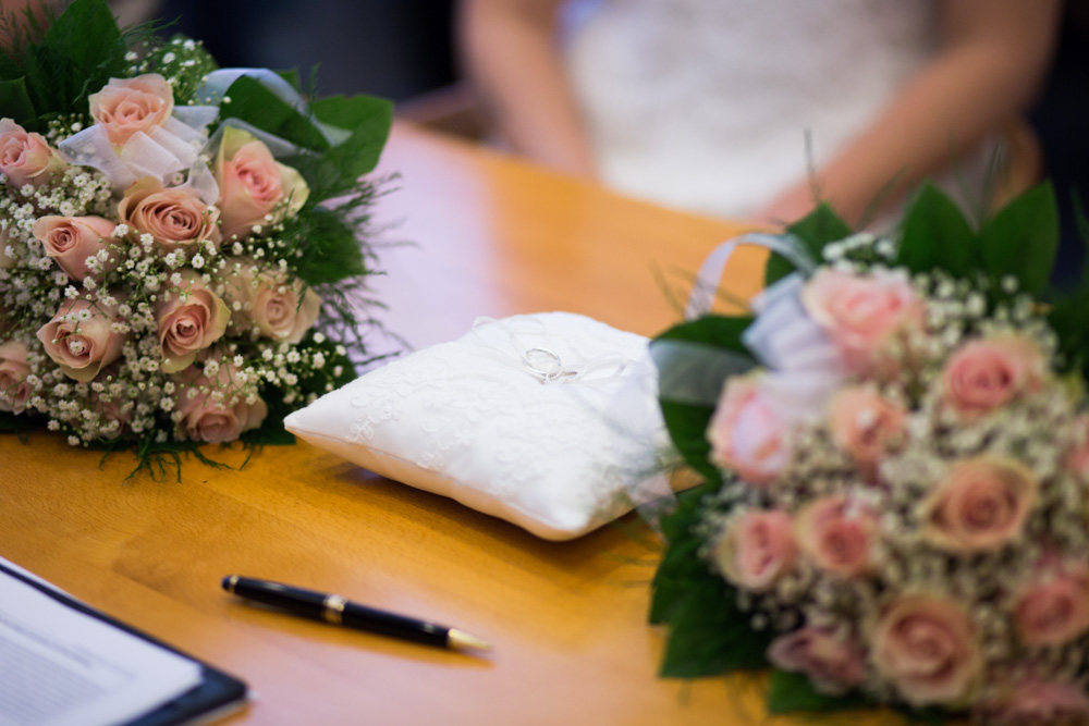 Hochzeit im Standesamt Wandsbek und Ohlendorffsche Villa in Volksdorf